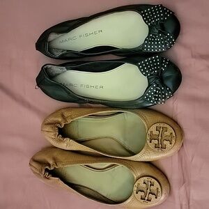 Tory Burch Flats, free marc Fisher used